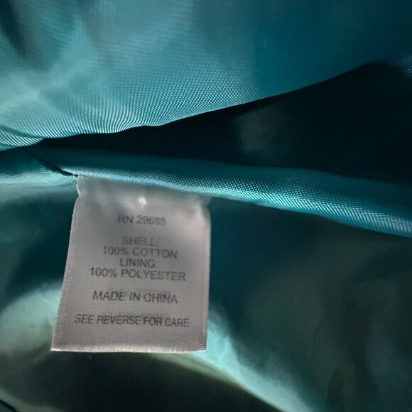 Pendleton Blazer Petite Size Medium- teal/ aqua - Picture 4 of 4